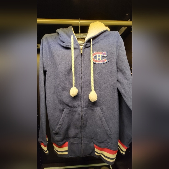 BNWT Montreal Canadiens Micro Fleece Sweater - Picture 1 of 7